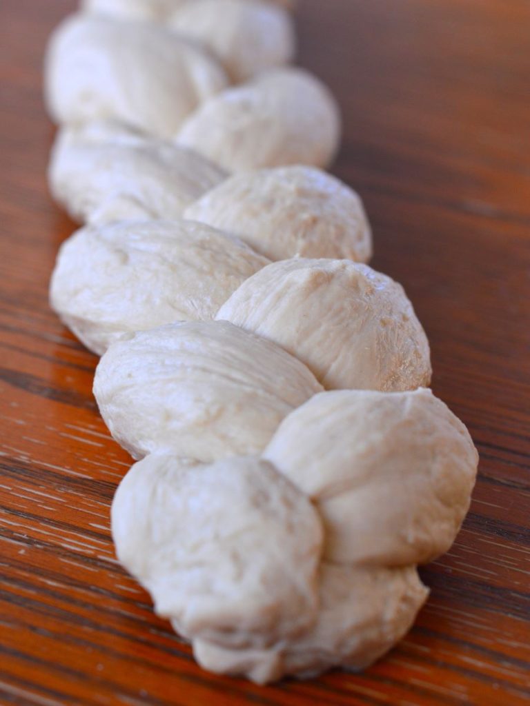 braided bread dough